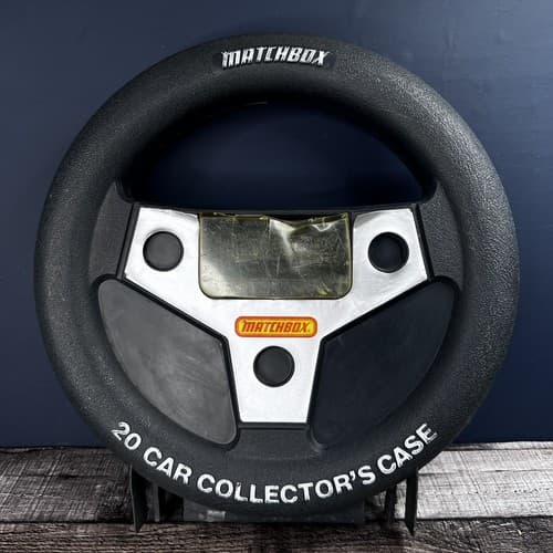 Vintage 1983 Matchbox 20 Car Collector's Case Steering Wheel