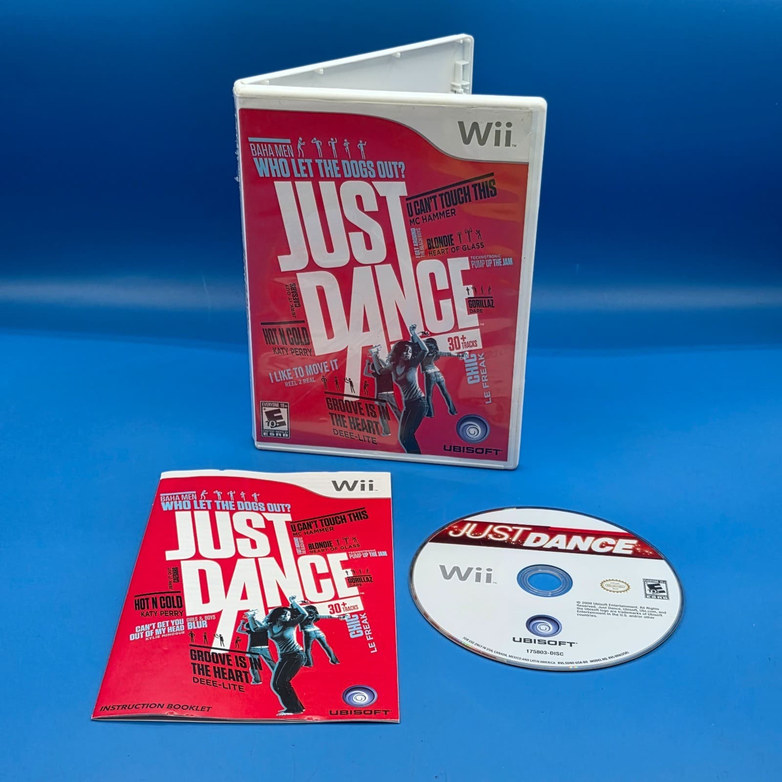 Just Dance (Nintendo Wii, 2009) CIB Tested Works, Complete W/ Manual