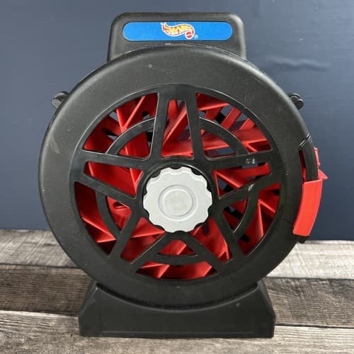 1998 Mattel Hot Wheels 16 Car Portable Carrying Tire Wheel Black And Red Case