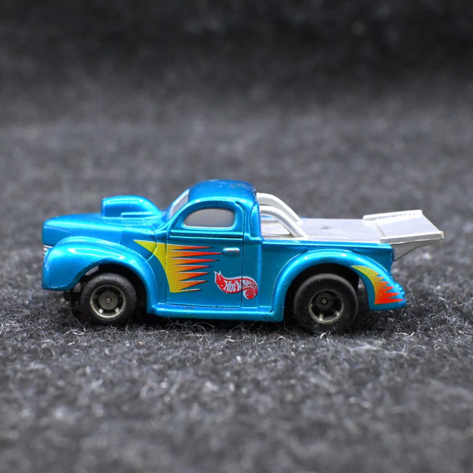 Tyco 440-X2 1940s Hot Wheels Willys Drag Pickup HO Slot Car