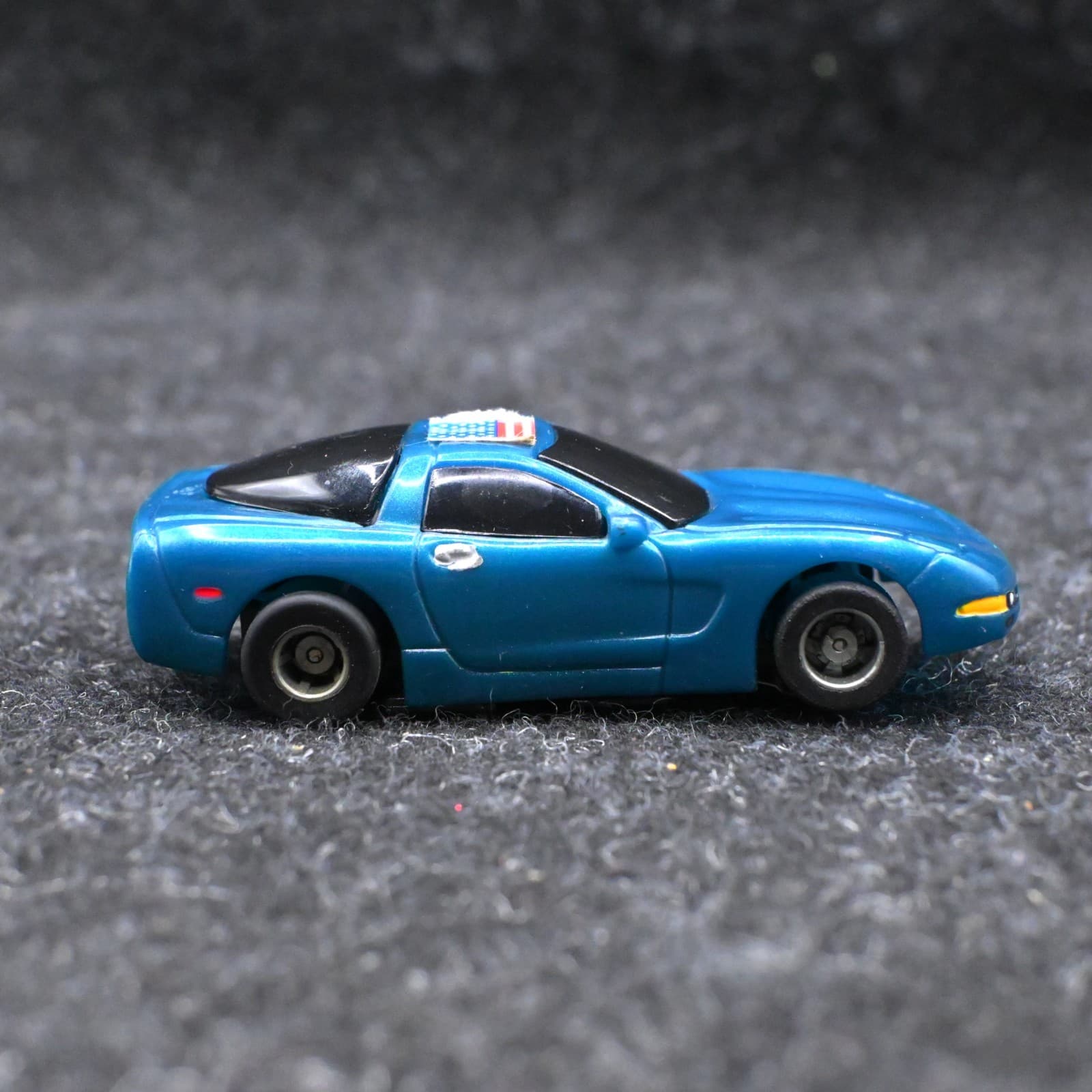 Vintage 83' CHEVY CORVETTE BLUE Slot Car