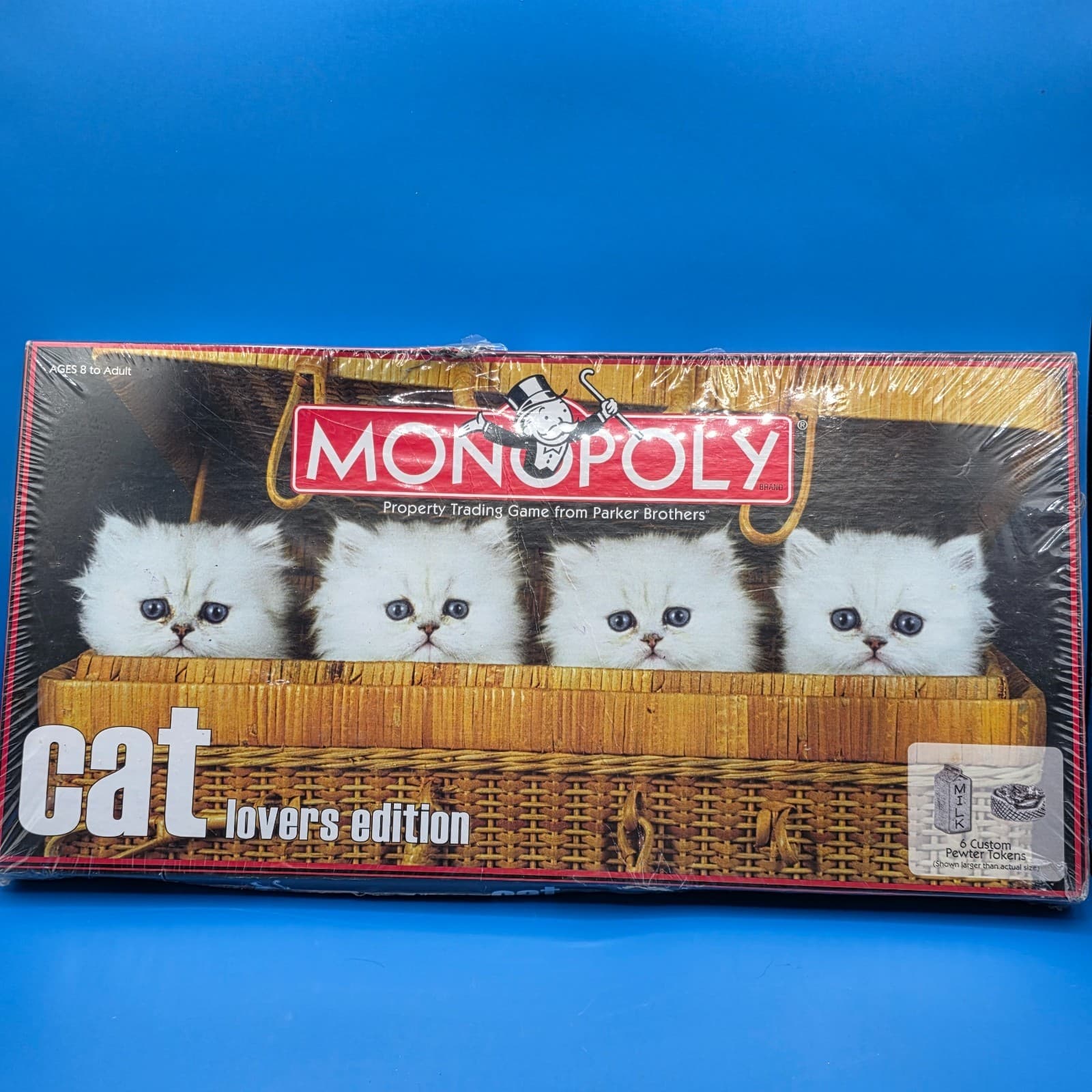 Monopoly Cat Lovers Edition Board Game RARE Custom Pewter 2007 Hasbro NEW SEALED
