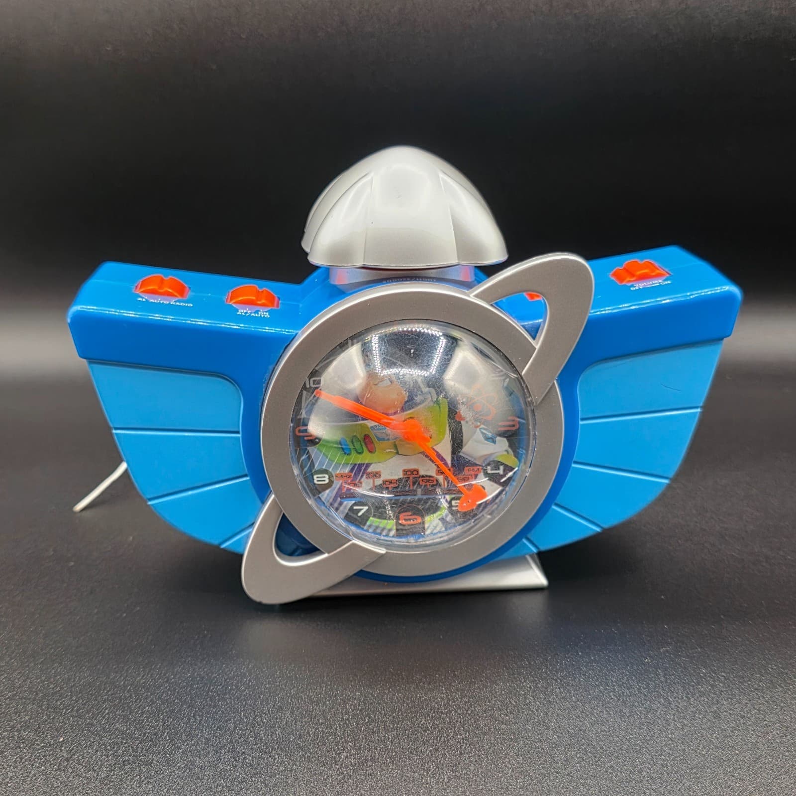 VINTAGE Clock Radio Vintage Disney Toy Story Buzz Lightyear WORKS GREAT