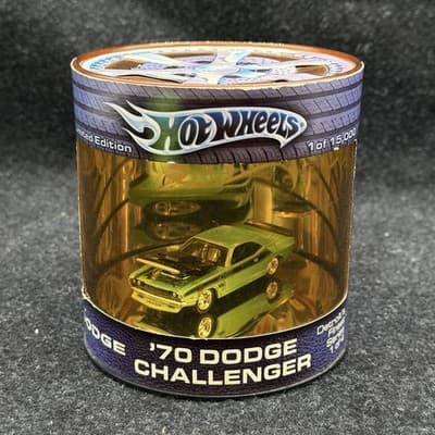Hot Wheels ‘70 Dodge Challenger Detroit’s Finest Limited Oil Can 1/15,000