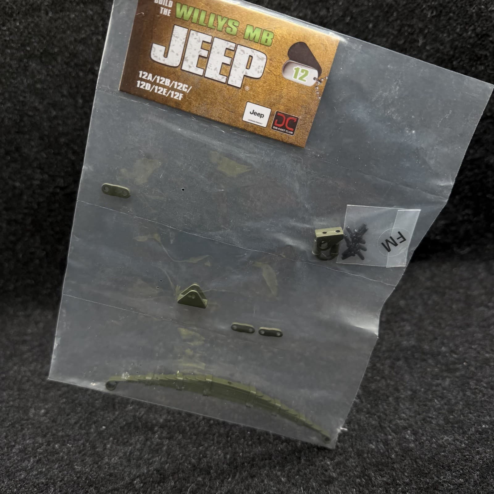Eaglemoss BUILD THE WILLYS MB JEEP Part Bag #12 - New Sealed - Jeep Licensed