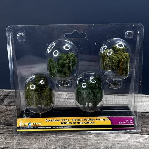 Woodland Scenics SP4150 Scene-A-Rama Deciduous Trees (4) pcs