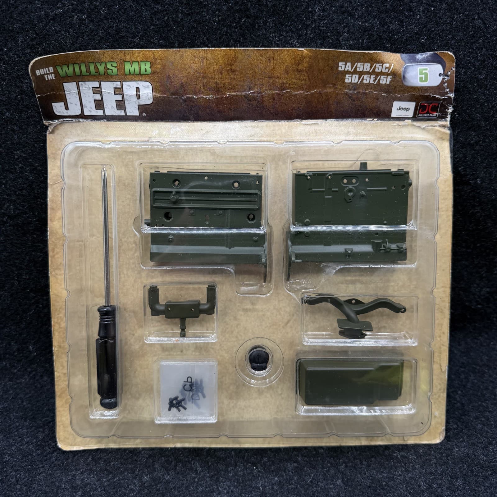 Eaglemoss BUILD THE WILLYS MB JEEP Part Bag #5 - New Sealed - Jeep Licensed