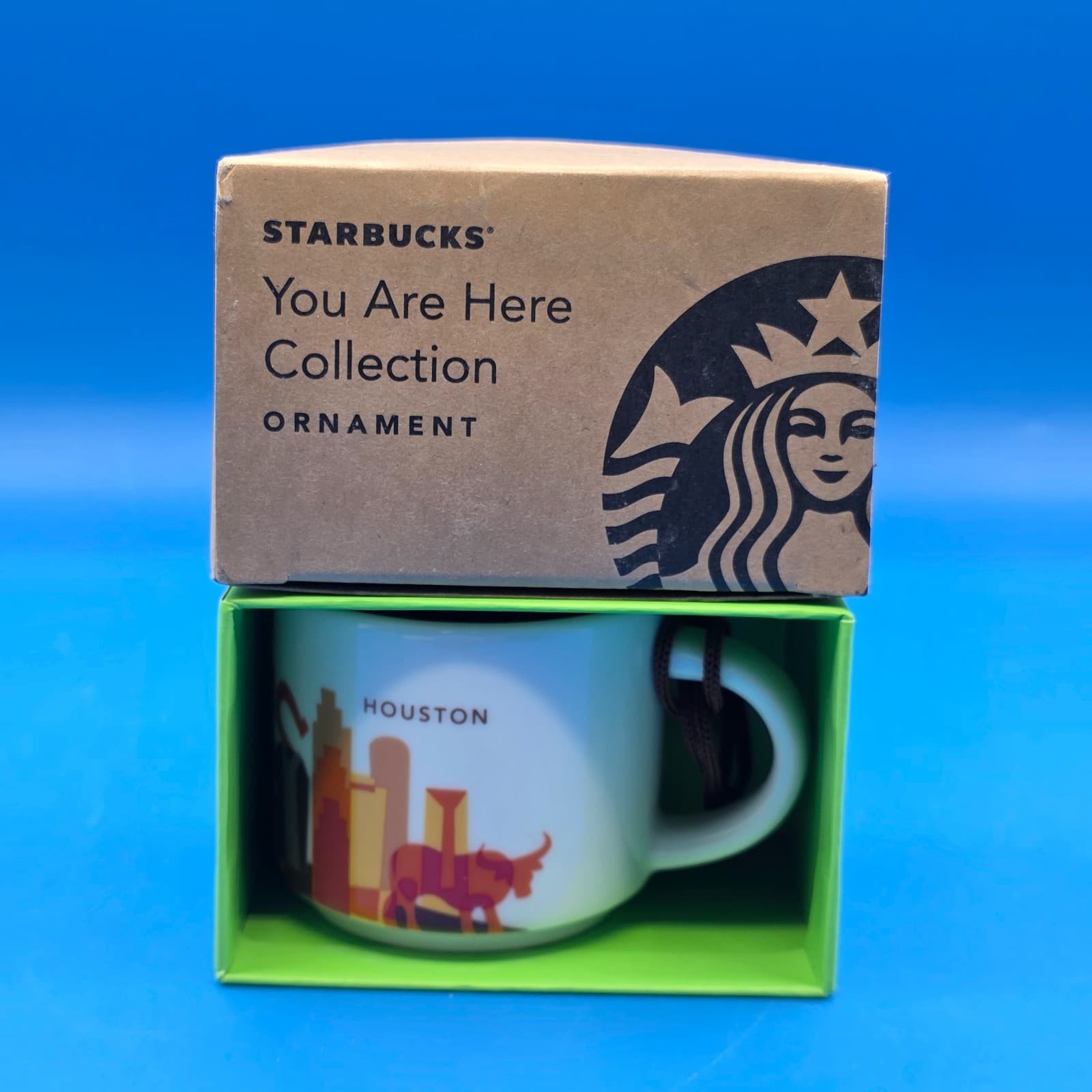 Starbucks Been There Series - HOUSTON 2oz Espresso Demitasse Ornament Mug