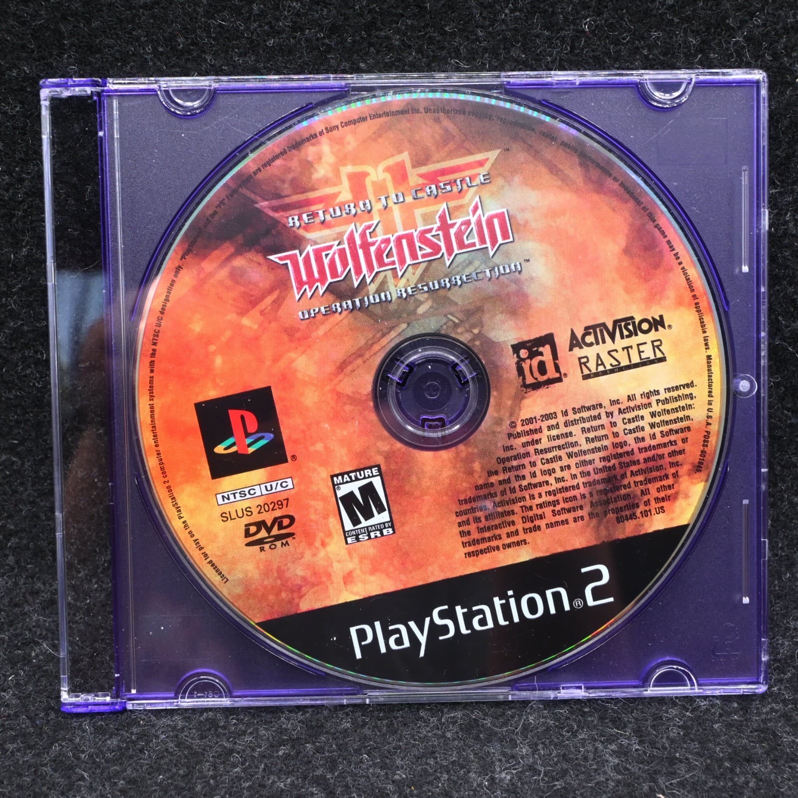 Return to Castle Wolfenstein: Operation Resurrection PS2 PlayStation 2 - Tested