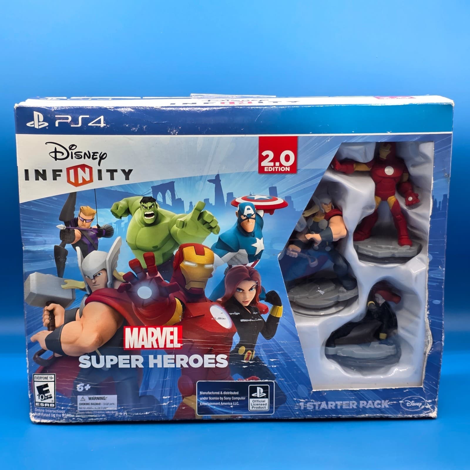 SEALED! Disney Infinity Marvel Super Heroes 2.0 Edition Starter Pack (PS4) New