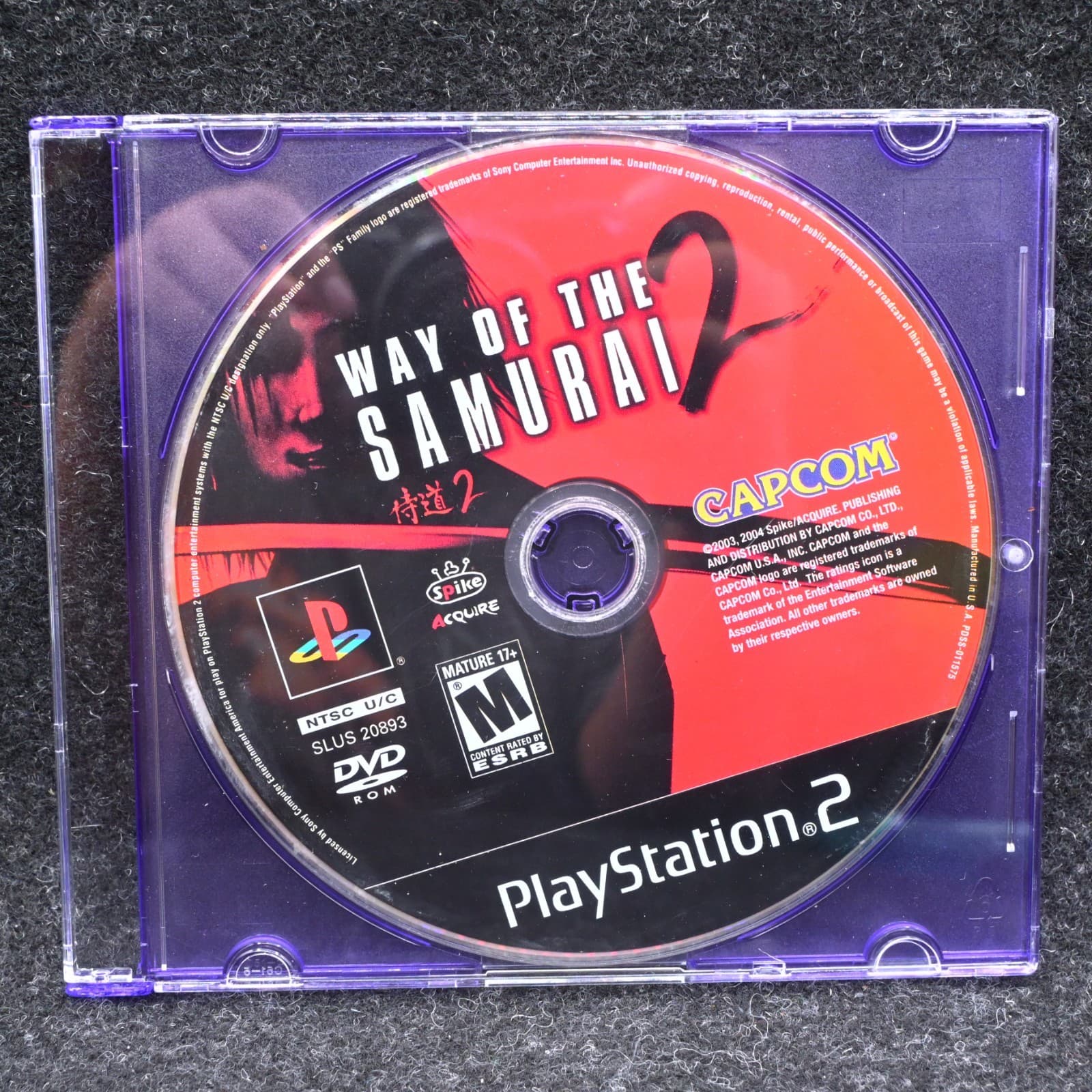 Way of the Samurai 2 (Sony PlayStation 2, 2004) PS2 Disc Only - Tested!