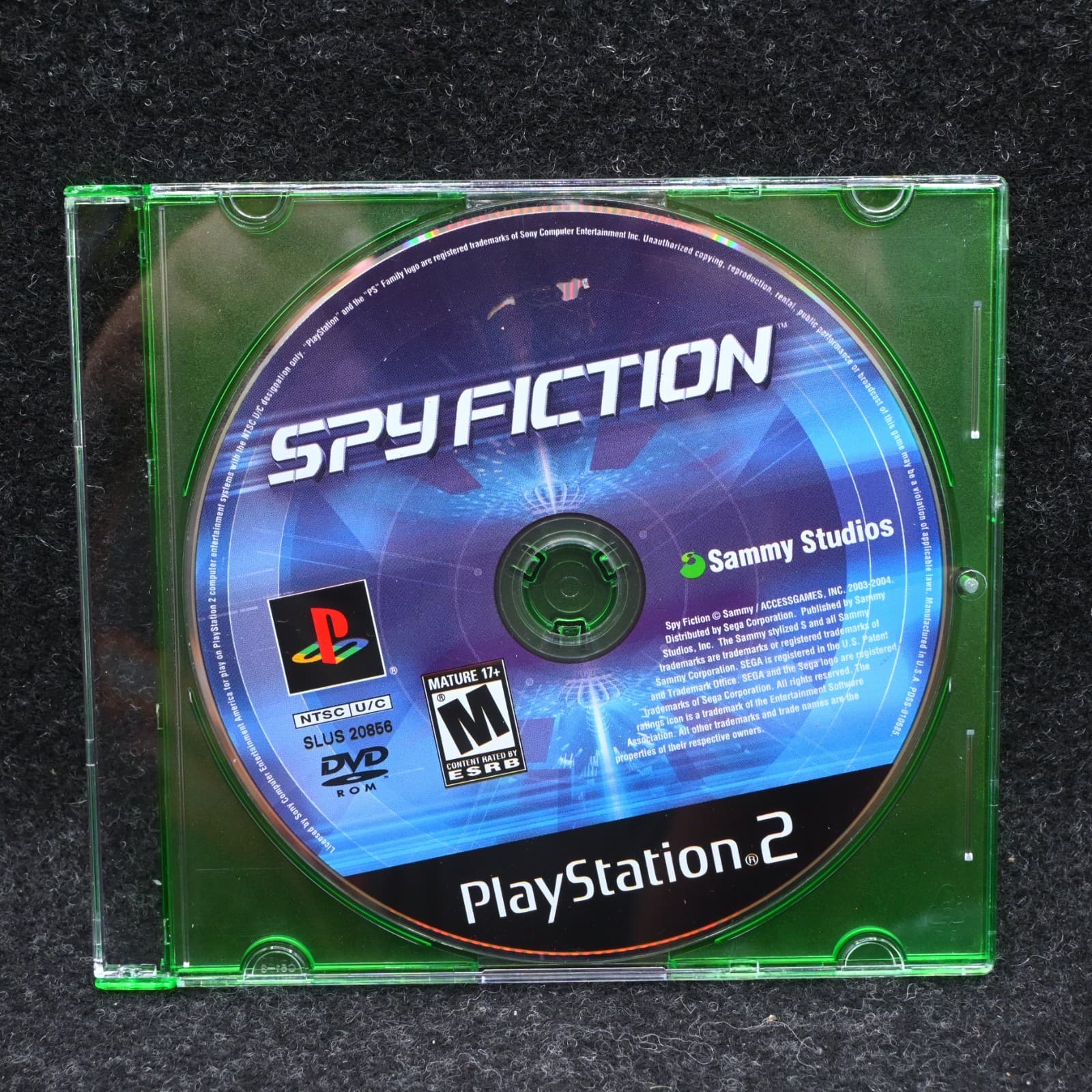 Spy Fiction PS2 (Sony PlayStation 2, 2004) Disc Only