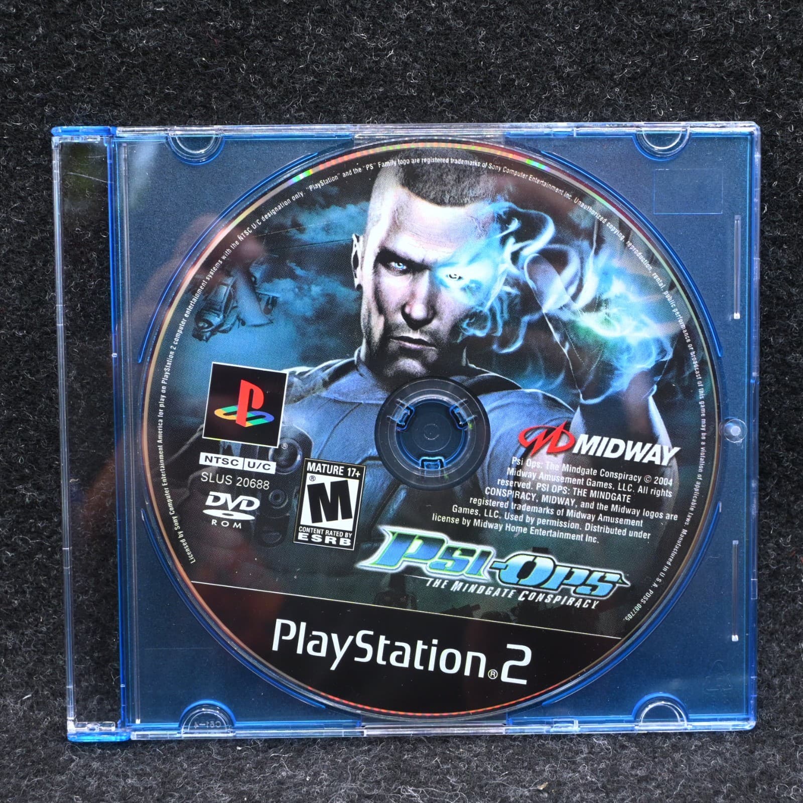 psi-ops: the mindgate conspiracy ps2: disk only, GA tracked shipping.