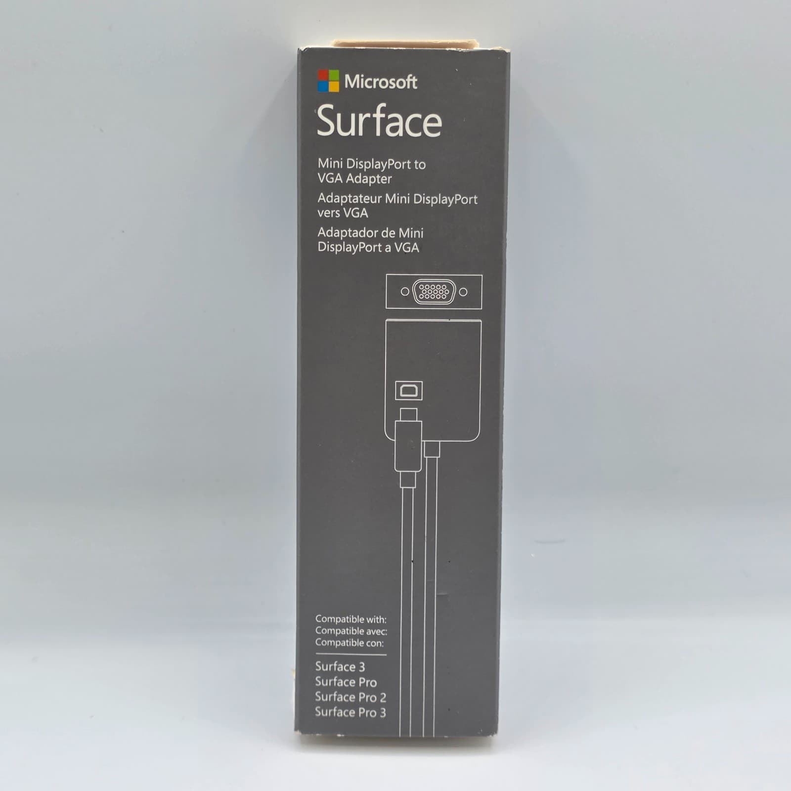 Microsoft Surface Mini DisplayPort to VGA Adapter 1554 R7X-00018 For Surface 3 P