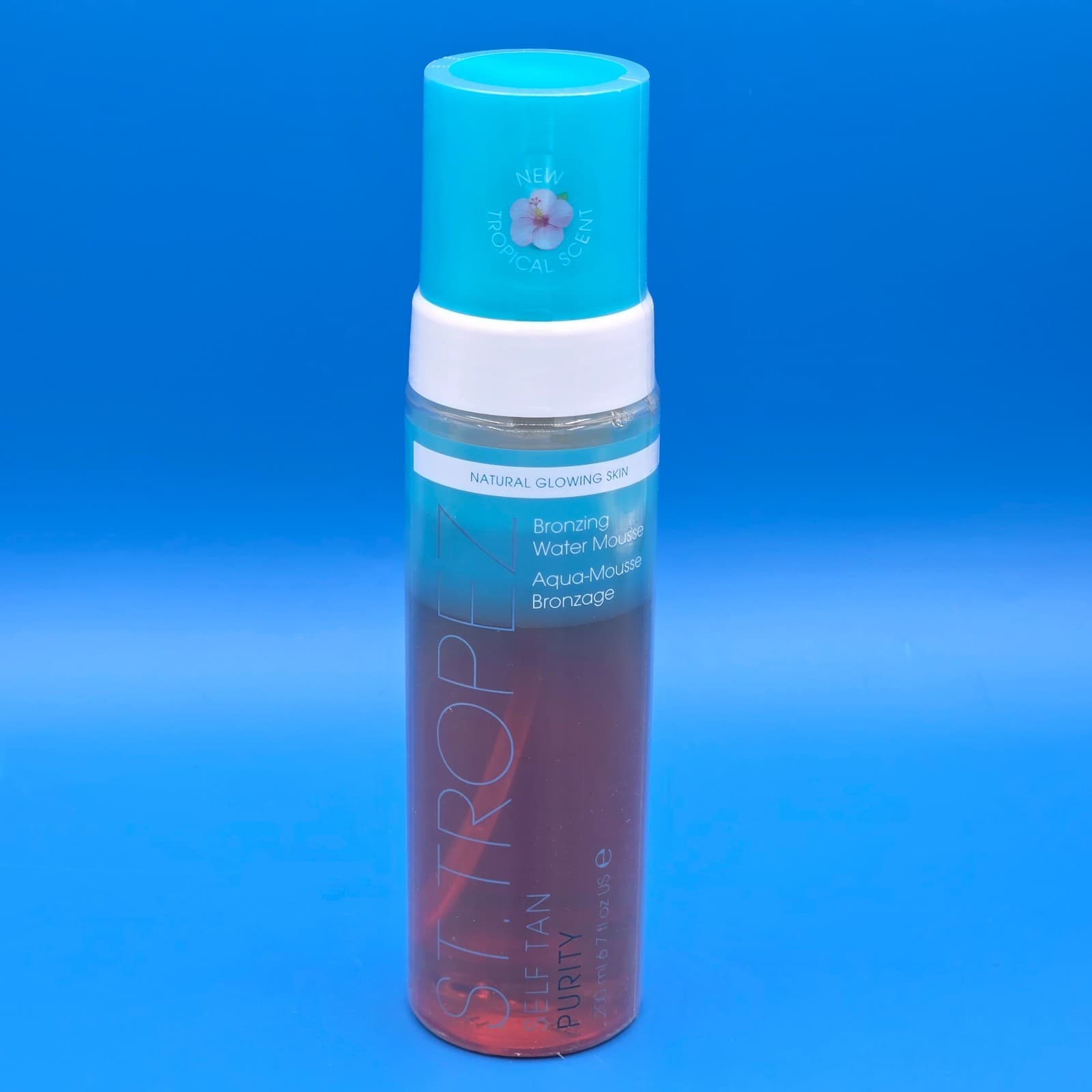 St Tropez Self Tan Purity Bronzing Water Mousse Tropical Scent 6.7 oz NEW SEALED