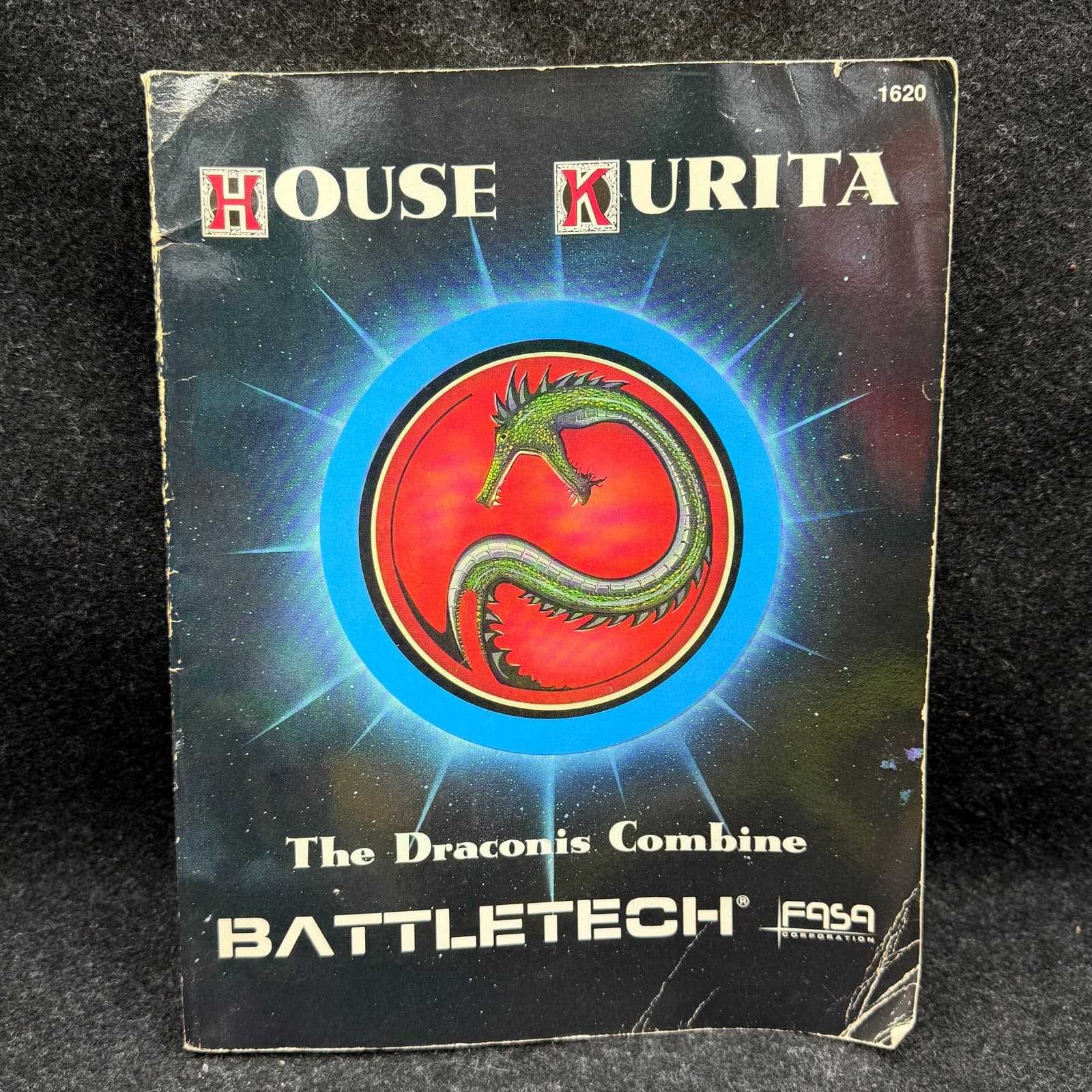 House Kurita the Draconis Combine Battletech Sourcebook FASA #1620 PB with Map