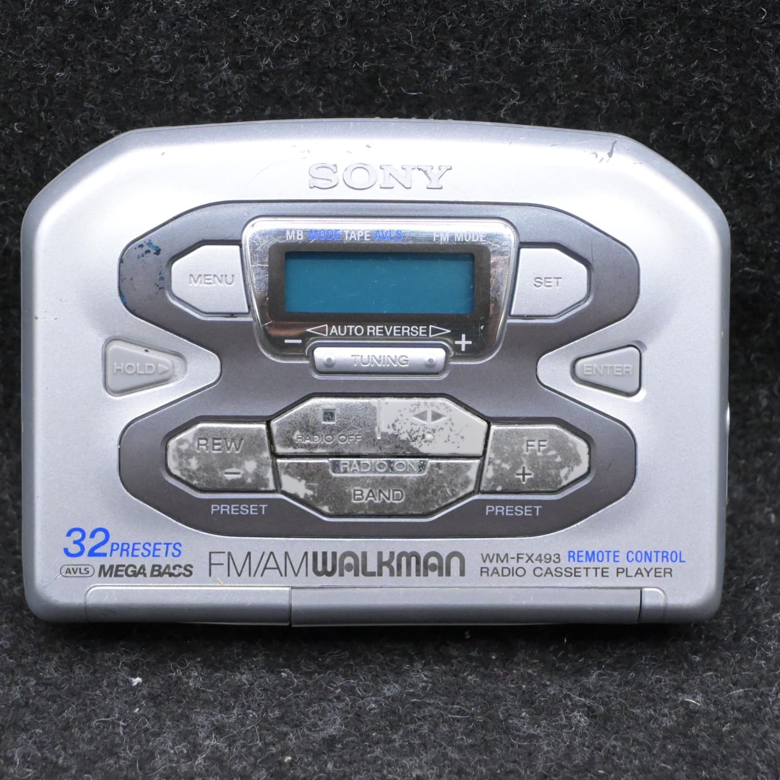 Sony Walkman WM-FX493 Portable AM/FM Radio Cassette Player - Tested/Working