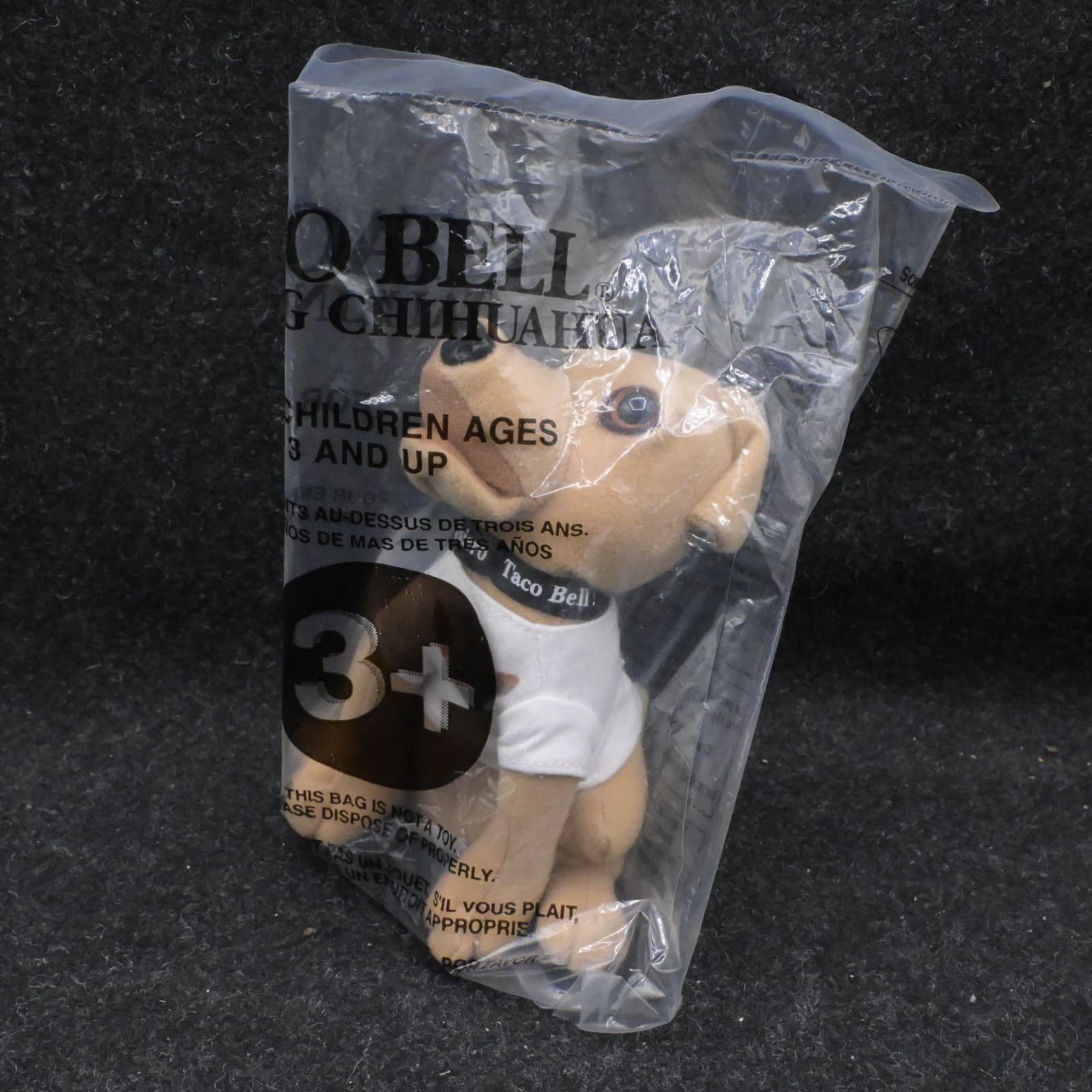 Taco Bell Chihuahua Dog Wearing T Shirt Sealed Bag Not Working Plush By Applause