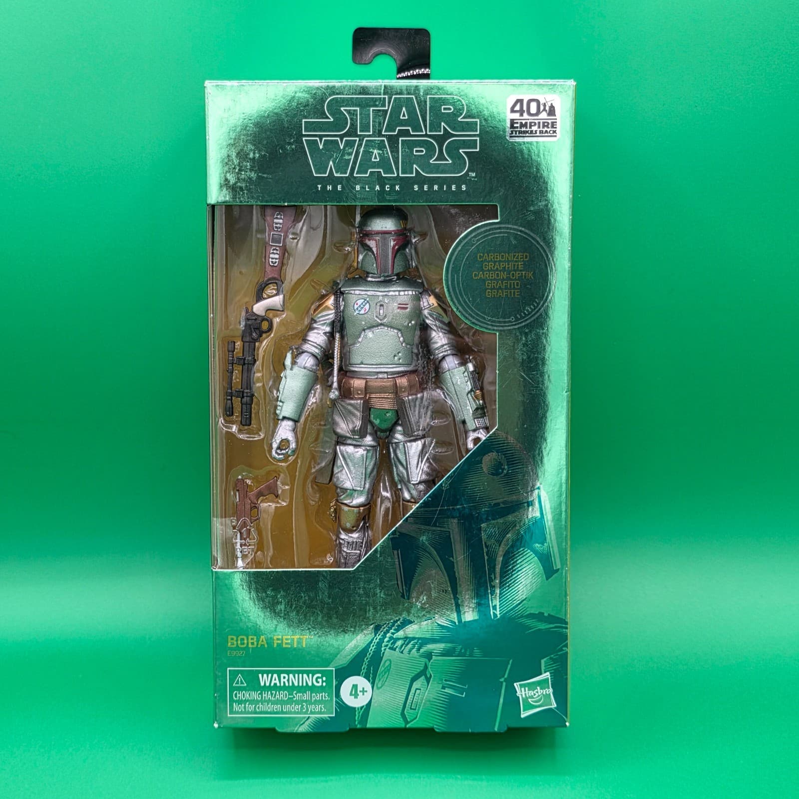 Hasbro Star Wars The Black Series Carbonized Boba Fett 6" Figure New Sealed