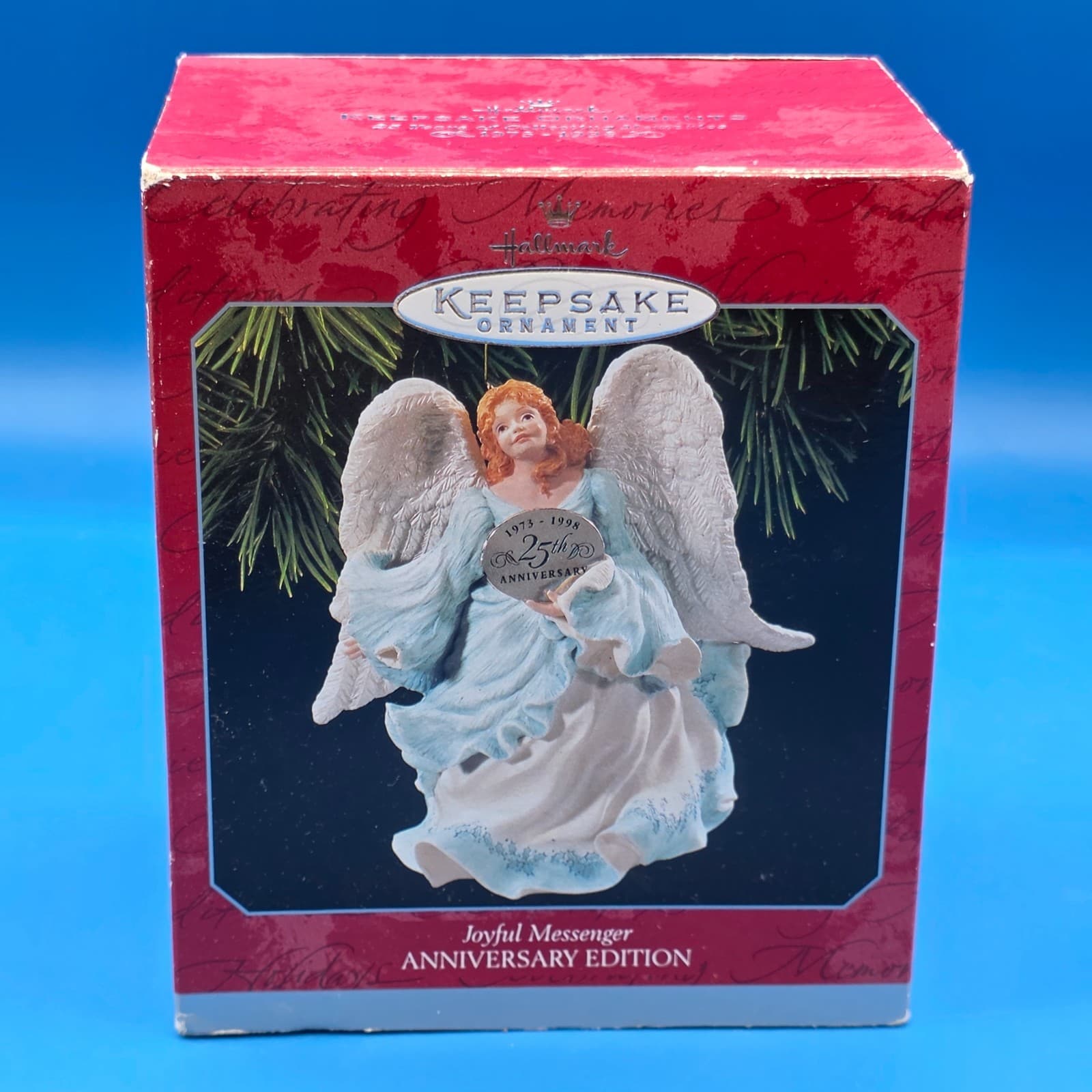 1998 Hallmark Keepsake Joyful Messenger - 25th Anniversary Edition Ornament