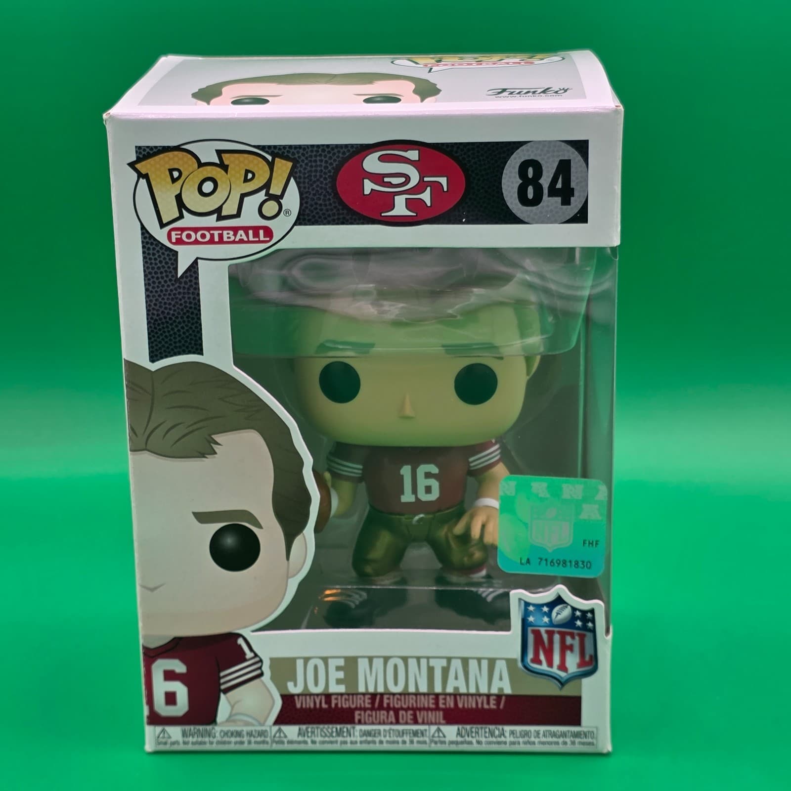 Funko Pop! Vinyl: Joe Montana #84