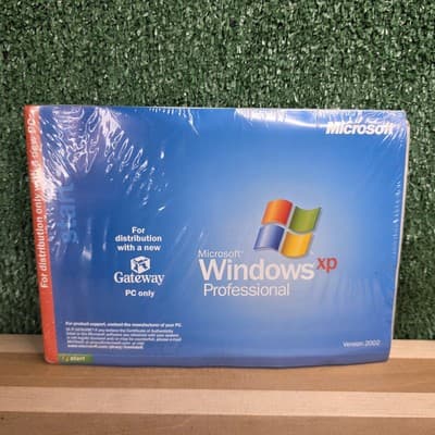 New Microsoft X08-48124 Windows XP Professional Upgrade Version 2002 with Key