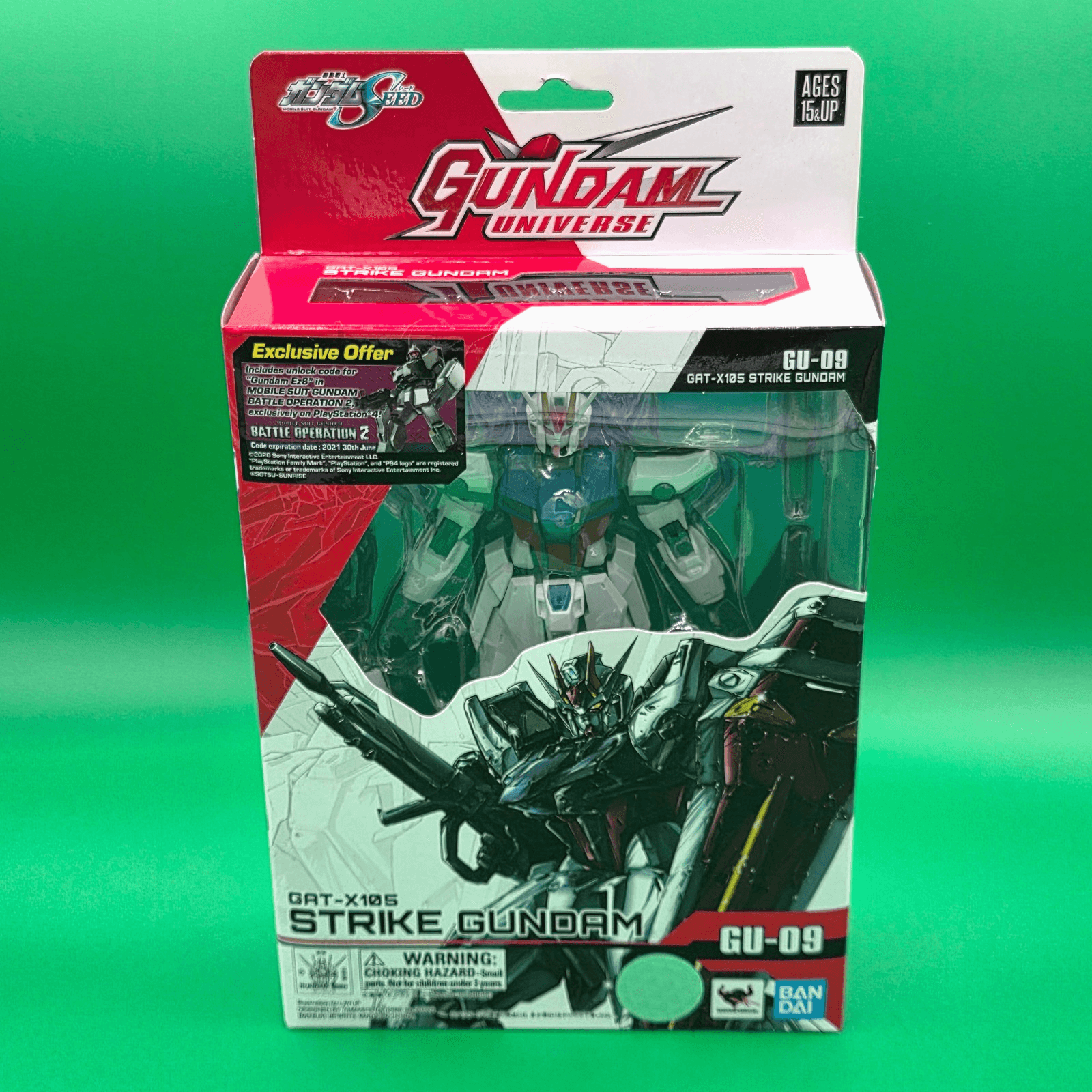 Bandai Gundam Universe GU-09 GAT-X105 Strike Gundam Action Figure
