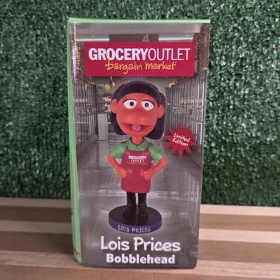 NEW Grocery Outlet Bargain Market: Lois Prices Bobblehead
