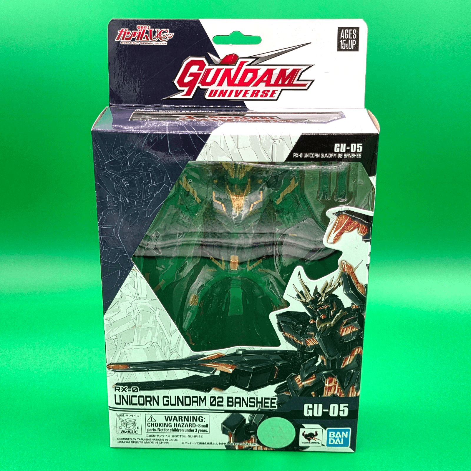 Bandai Gundam Universe RX-0 Unicorn Gundam 02 Banshee Collectable Figure 15+