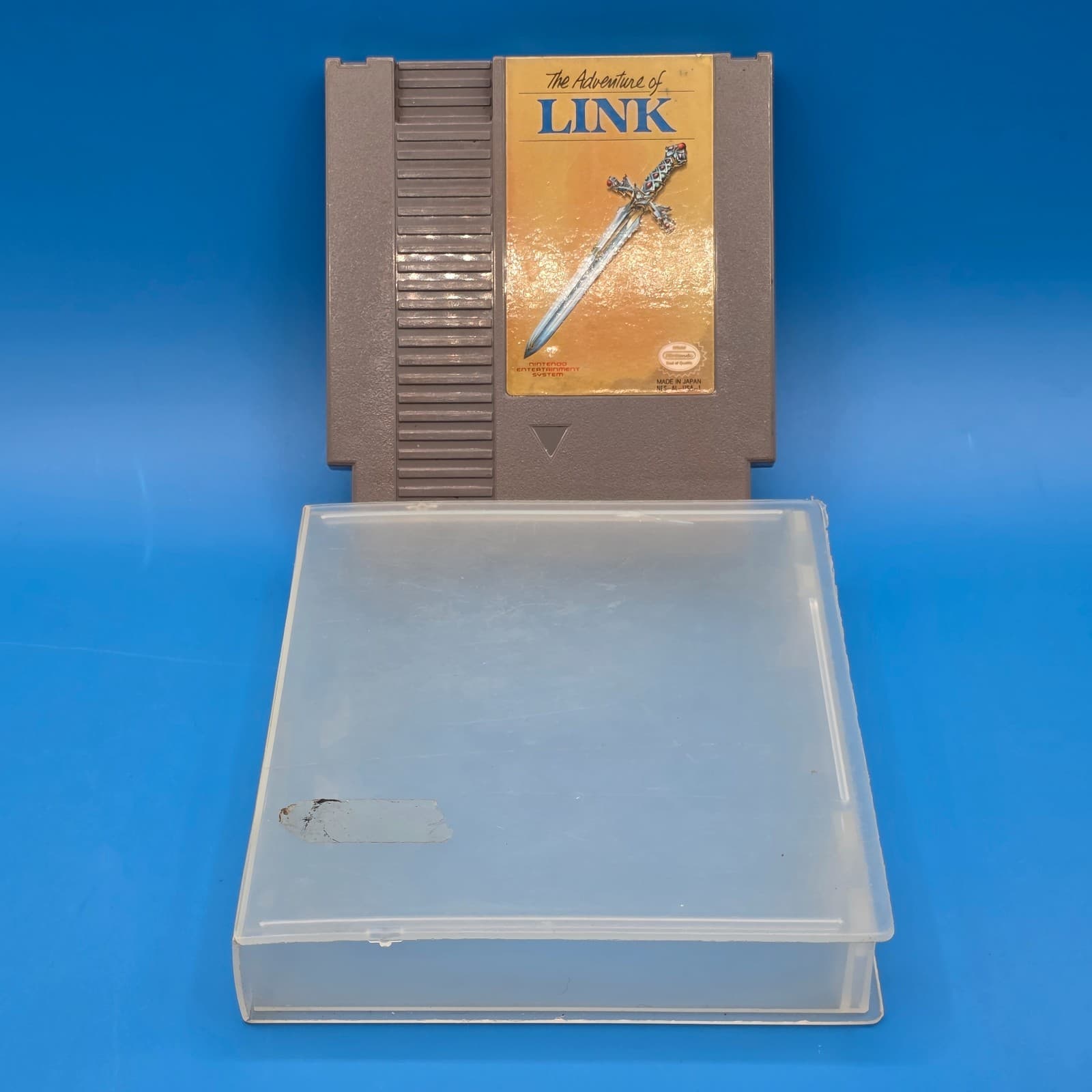 Zelda II: The Adventure of Link (Nintendo NES, 1988) Gray Cart w/ Case