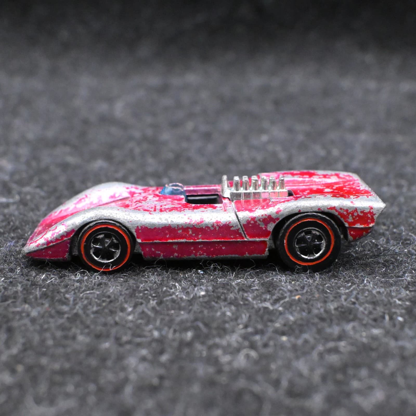 1969 Hot Wheels Redline Magenta Ferrari 312P - Please Read Desc. - Look at pics