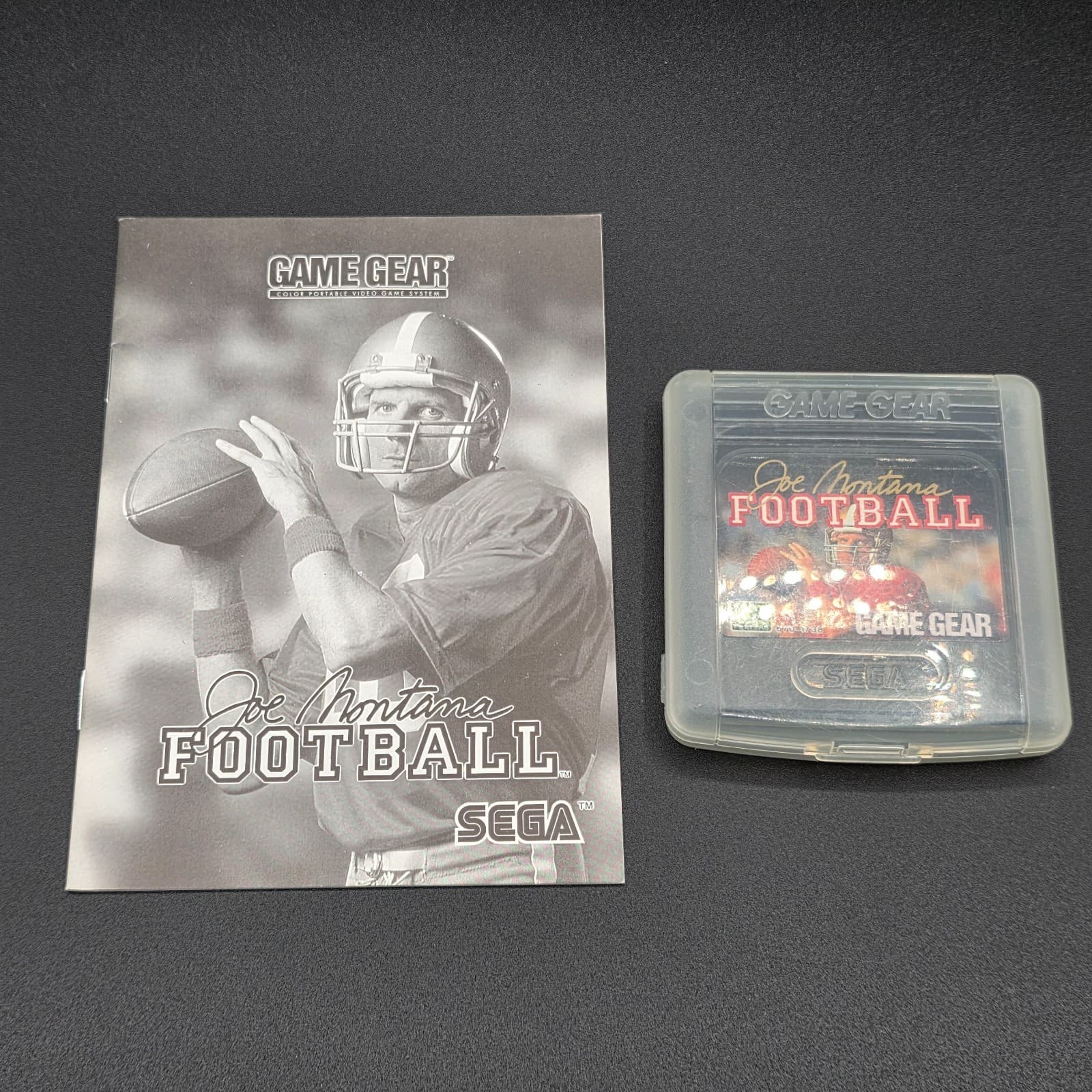 Joe Montana Football (Sega Game Gear) *GAME CARTRIDGE & Manual ONLY - TESTED*