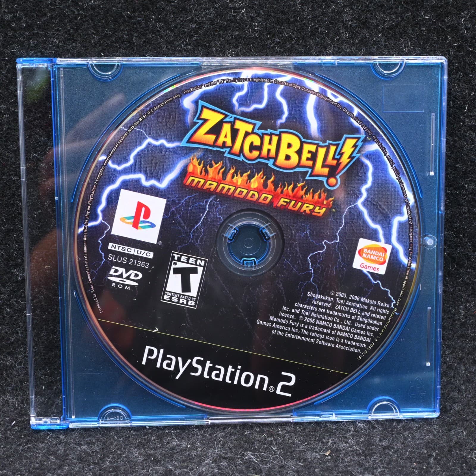 Zatch Bell! Mamodo Fury Sony PlayStation 2 (PS2) Disc Only TESTED & WORKING