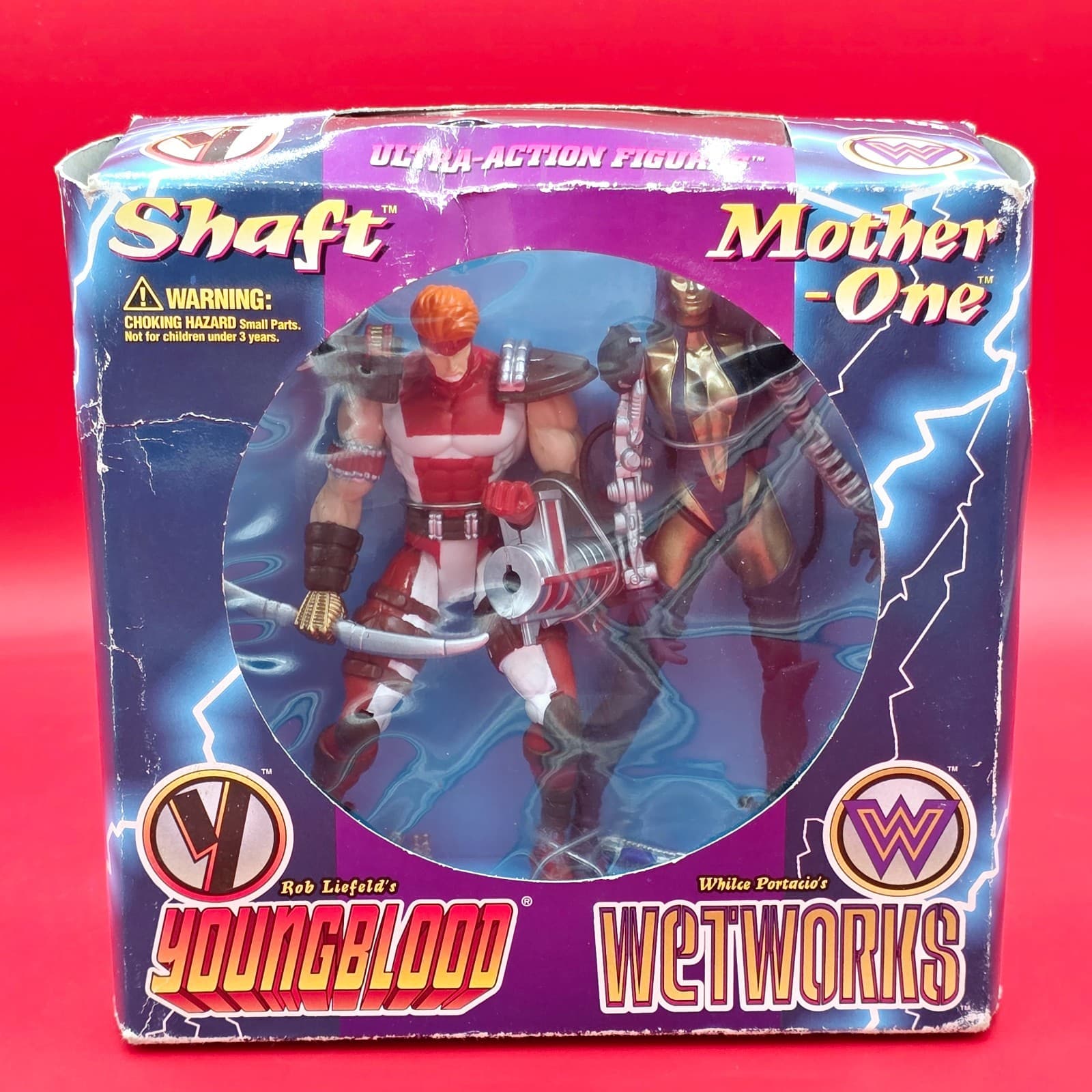 McFarlane Youngblood Shaft Wetworks Mother One Action Figure 2-pack 1995 NEW