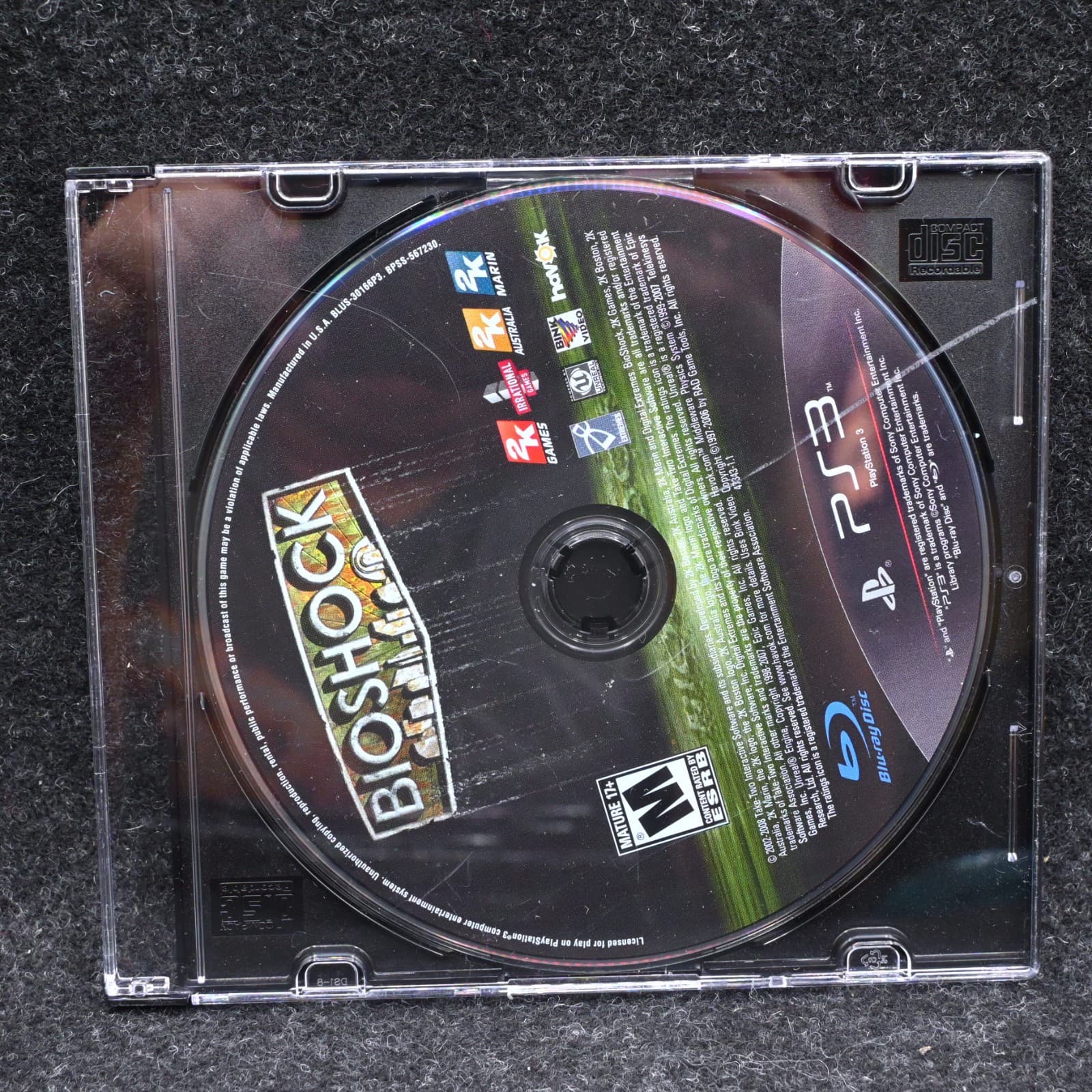 BioShock – Sony PlayStation 3 PS3 Disc Only