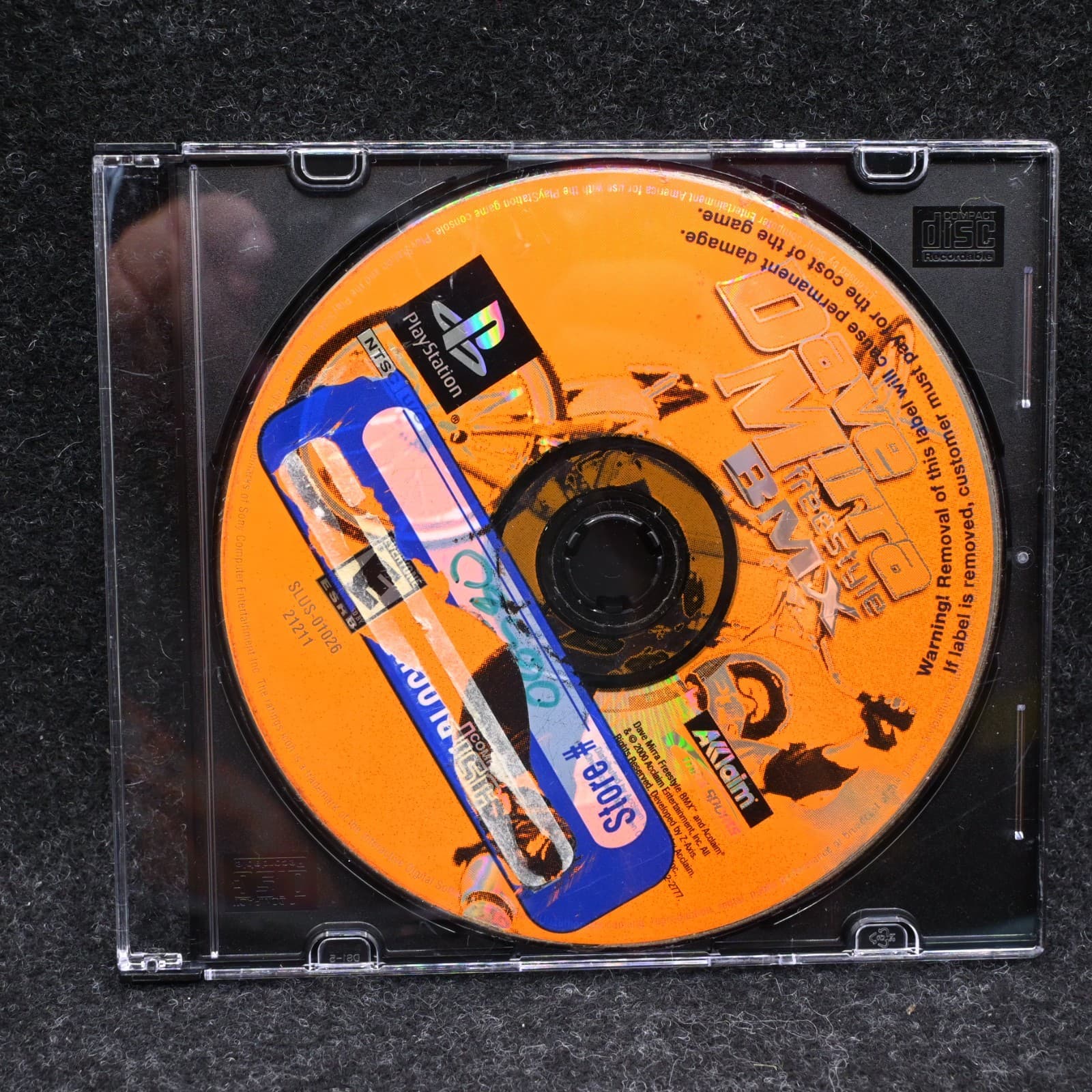 Dave Mirra Freestyle BMX PlayStation PS1 Disc Only