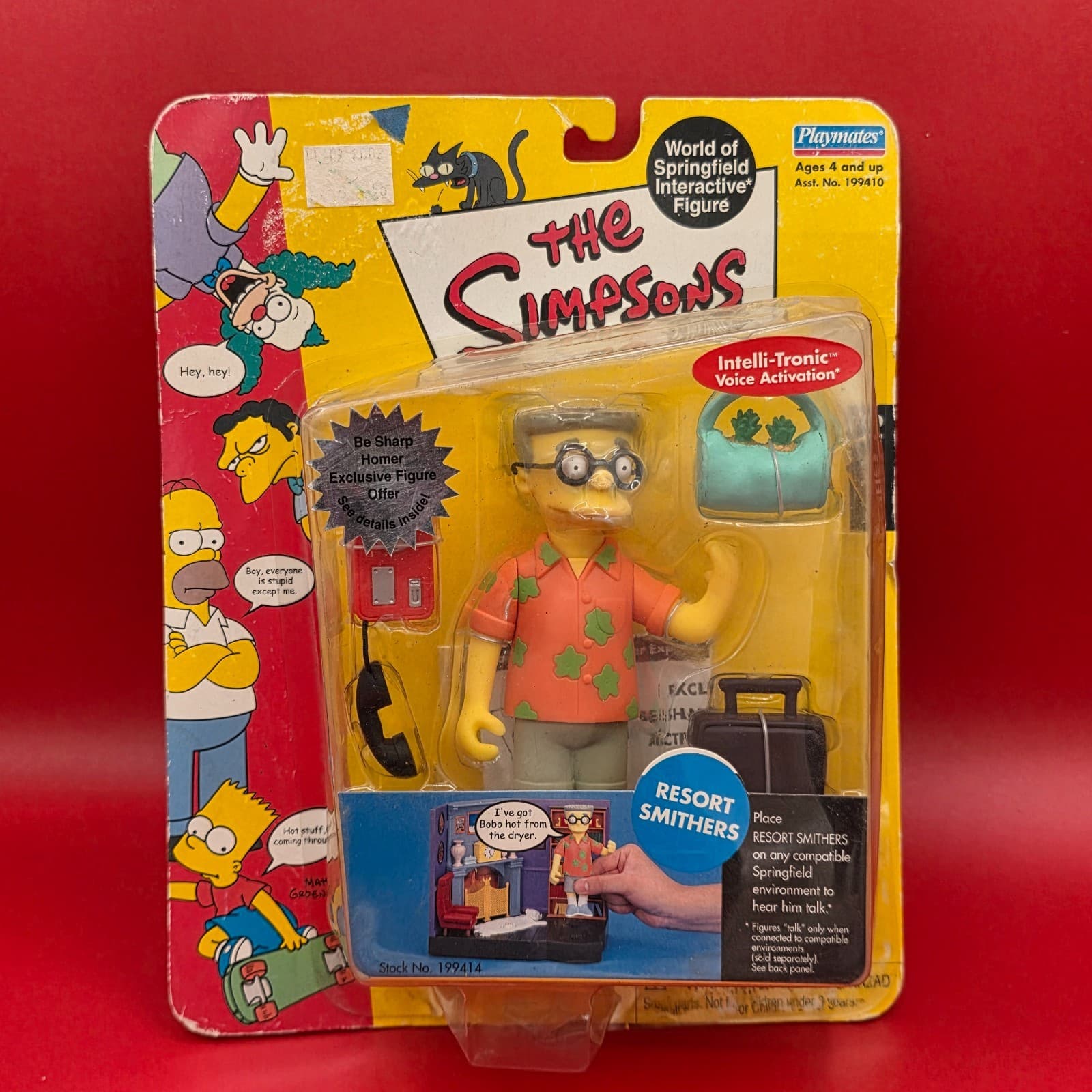 Playmates The Simpsons World of Springfield MOC Resort Smithers WOS Series 10