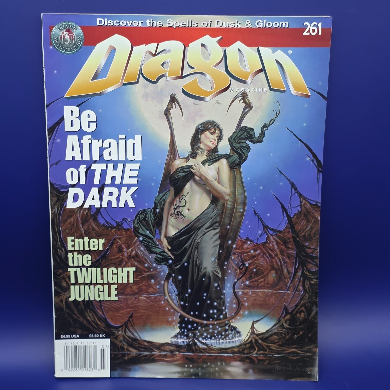Dragon Magazine July 1999 #261 Dwarves Marvel Dark Phoenix Ecology of the Naga