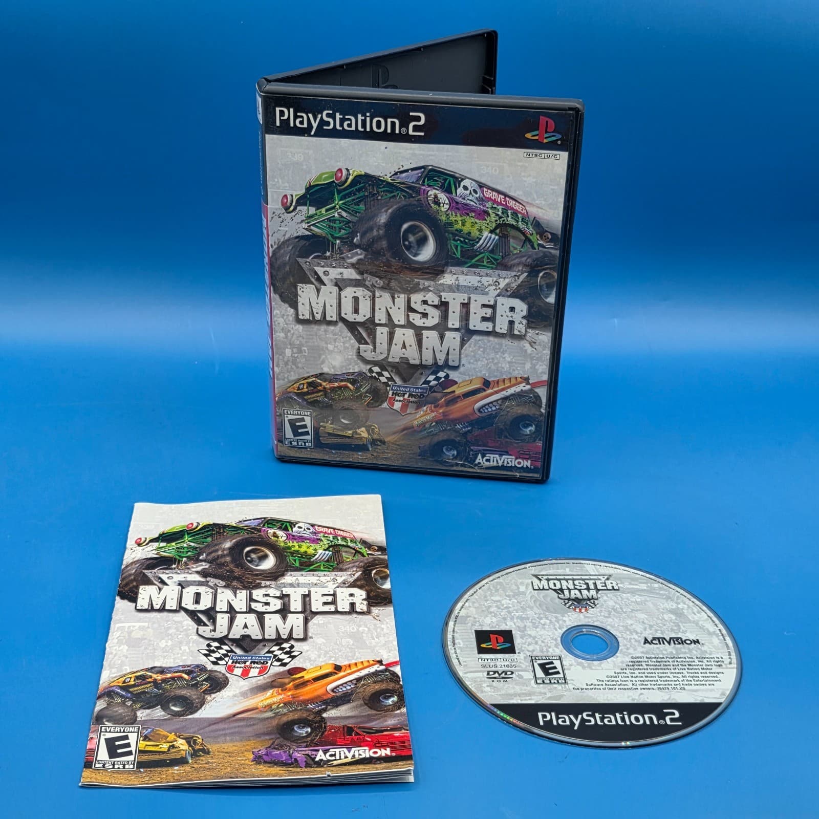 Sony PlayStation 2 PS2 CIB COMPLETE TESTED Monster Jam 2007