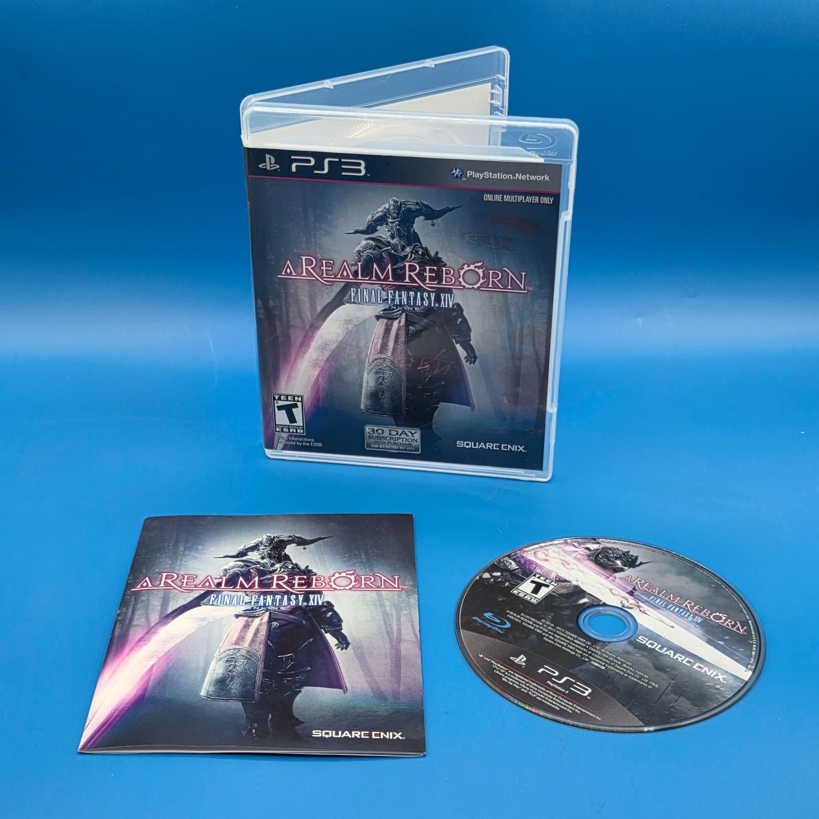 A Realm Reborn Final Fantasy XIV PS3 CIB PlayStation 3 Complete W Manual Tested