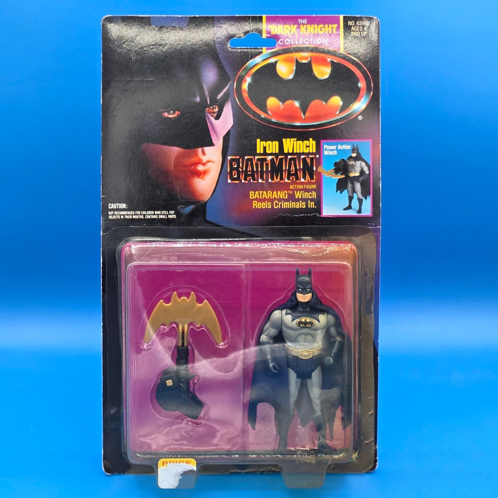 Kenner 1990 Batman The Dark Knight Collection Iron Winch Batman Action Figure
