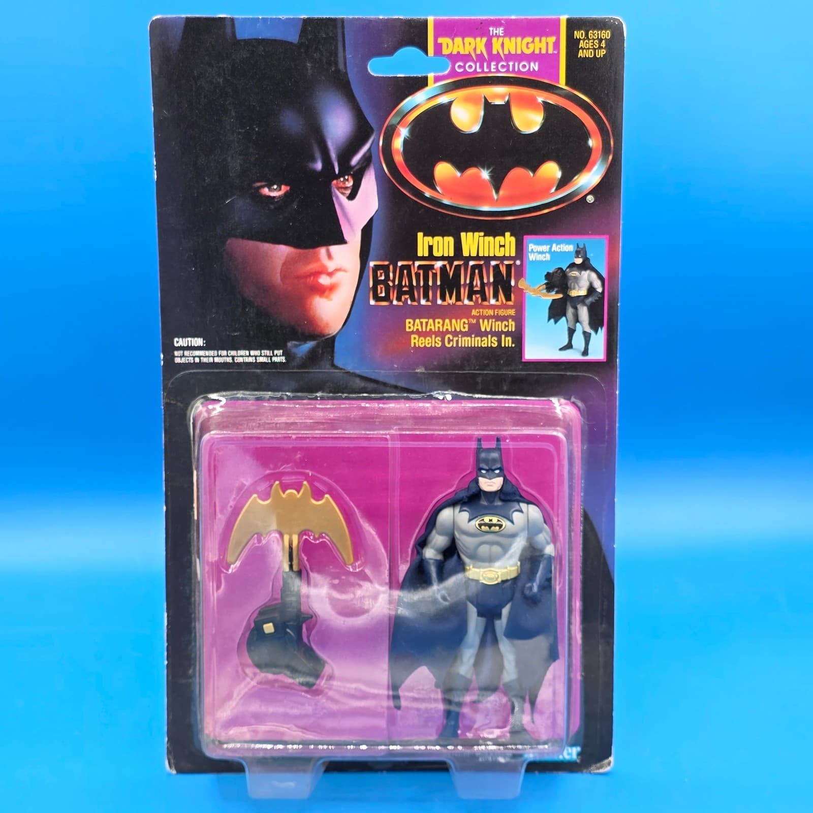 Kenner 1990 Batman The Dark Knight Collection Iron Winch Batman Action Figure