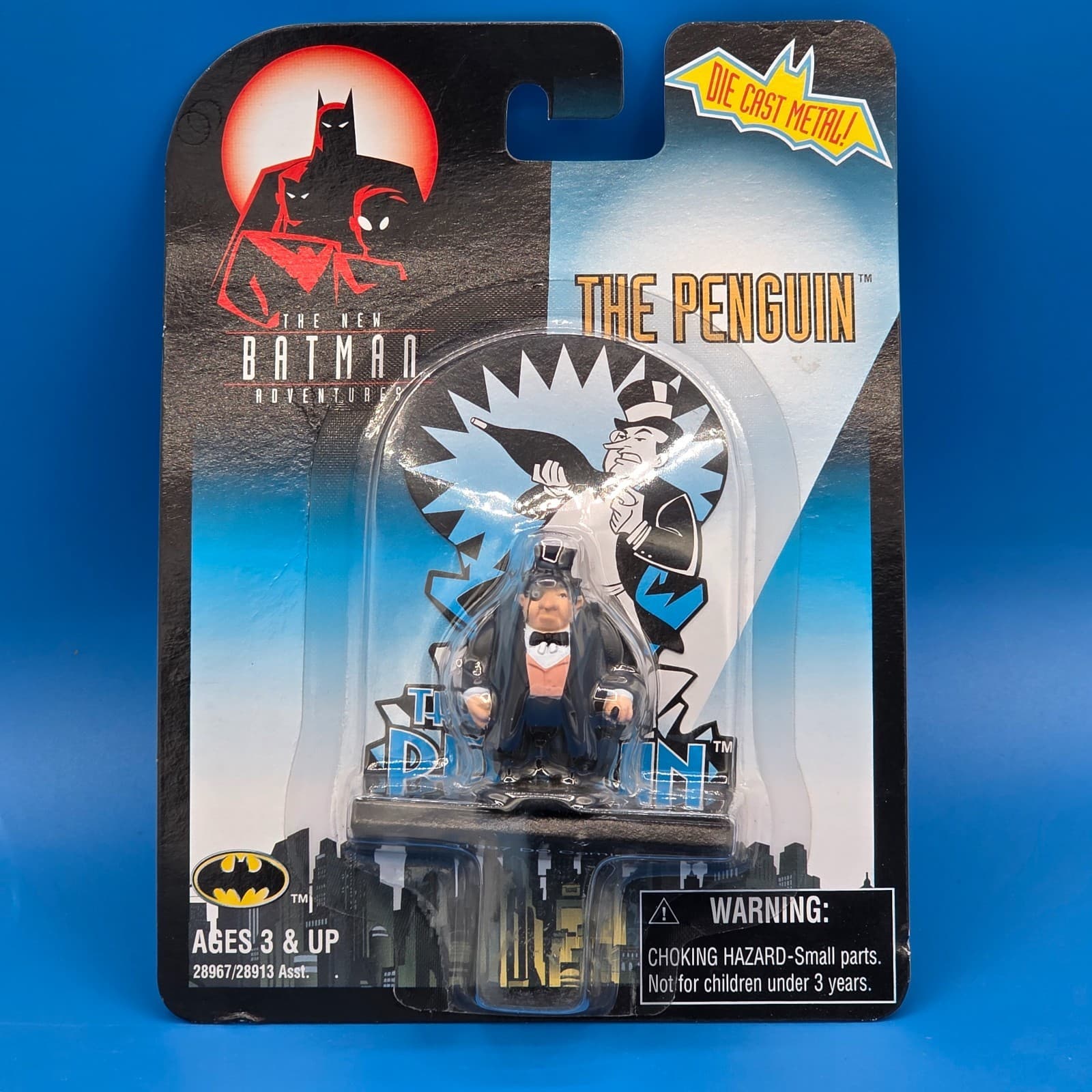 Kenner 1997 New Batman Adventures The Penguin 2.5" Die Cast Figure Sealed