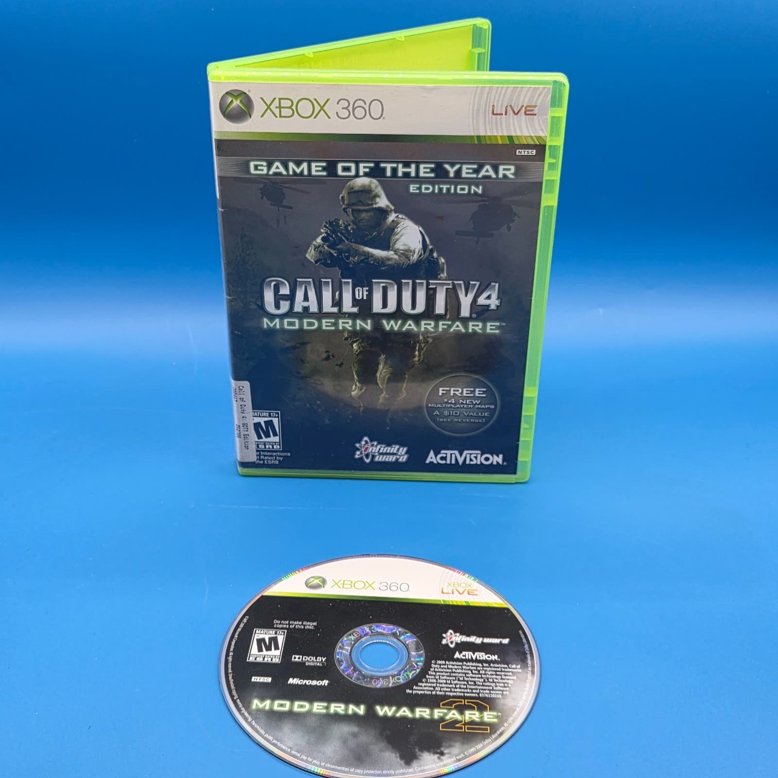 Call of Duty 4: Modern Warfare Game of the Year Edition Xbox 360 - No Manual