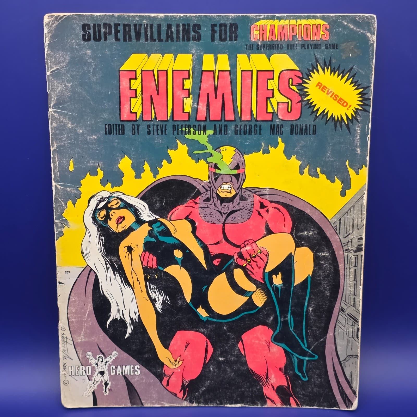 1982 Heroes Games, Supervillains For Champions The Superhero RPG Manual, Enemies