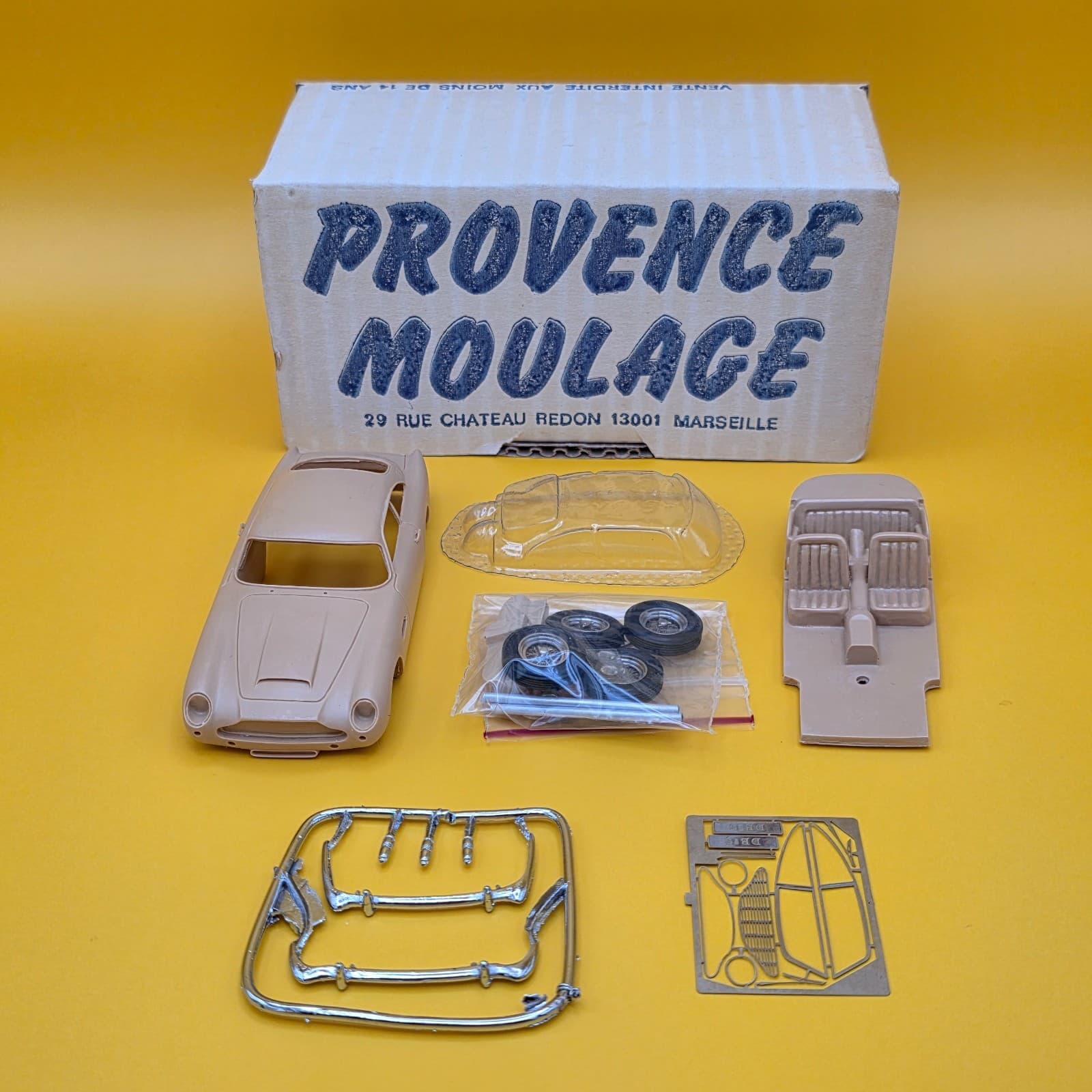 Provence Moulage 64 Aston Martin DB5 Coupe France Resin Model Car Kit 1:43 Scale