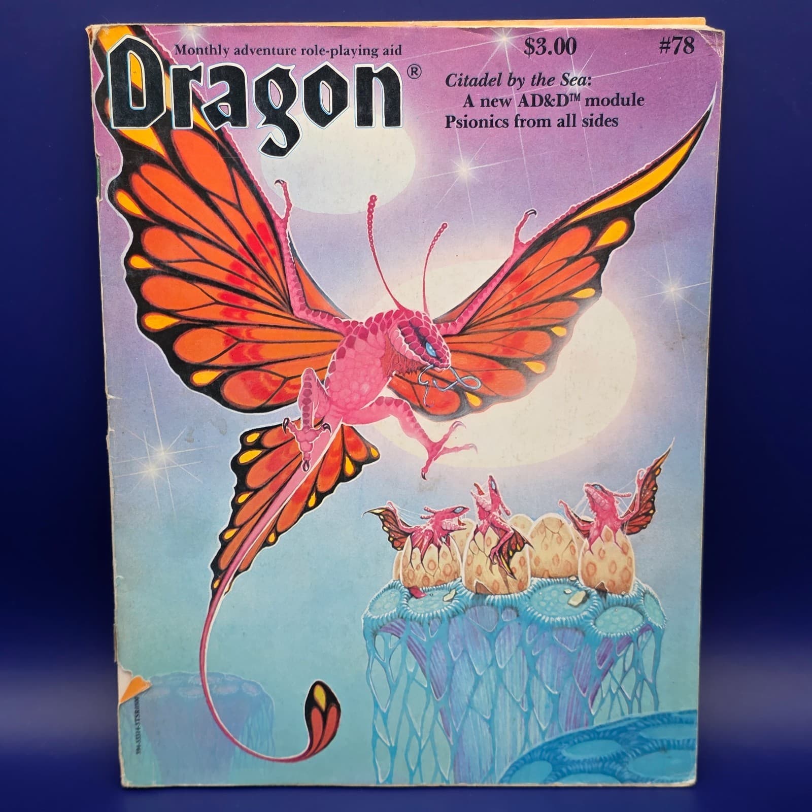TSR Dragon Magazine #78 "Citadel by the Sea AD&D Module, Psionics