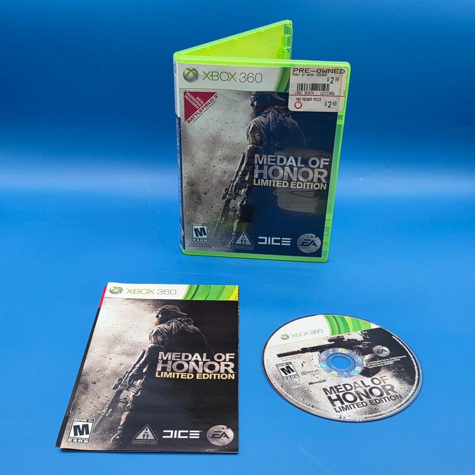 Medal of Honor: Limited Edition - Microsoft Xbox 360 - Complete In Box CIB