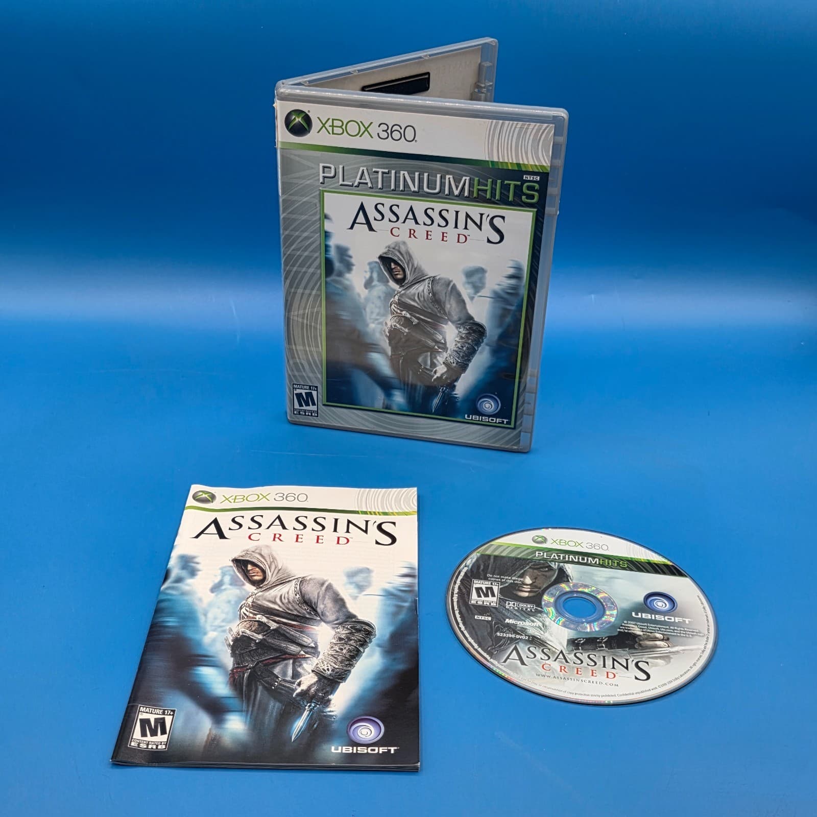 Assassins Creed Platinum Hits Microsoft Xbox 360 CIB Complete Tested