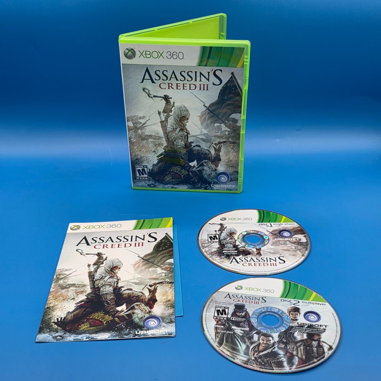 Assassin's Creed III (Microsoft Xbox 360, 2012) CIB